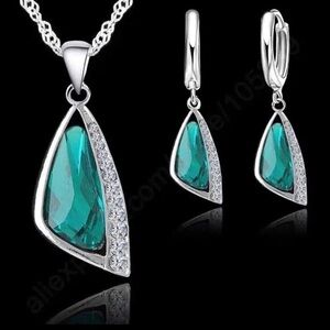 Elegant Sterling Silver Jewelry Set